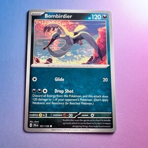 bombirdier - 101/159 (common) — pokemon: journey together